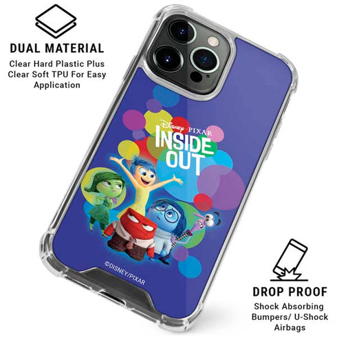 Disney Inside Out Character Group iPhone 15 Pro Clear Case